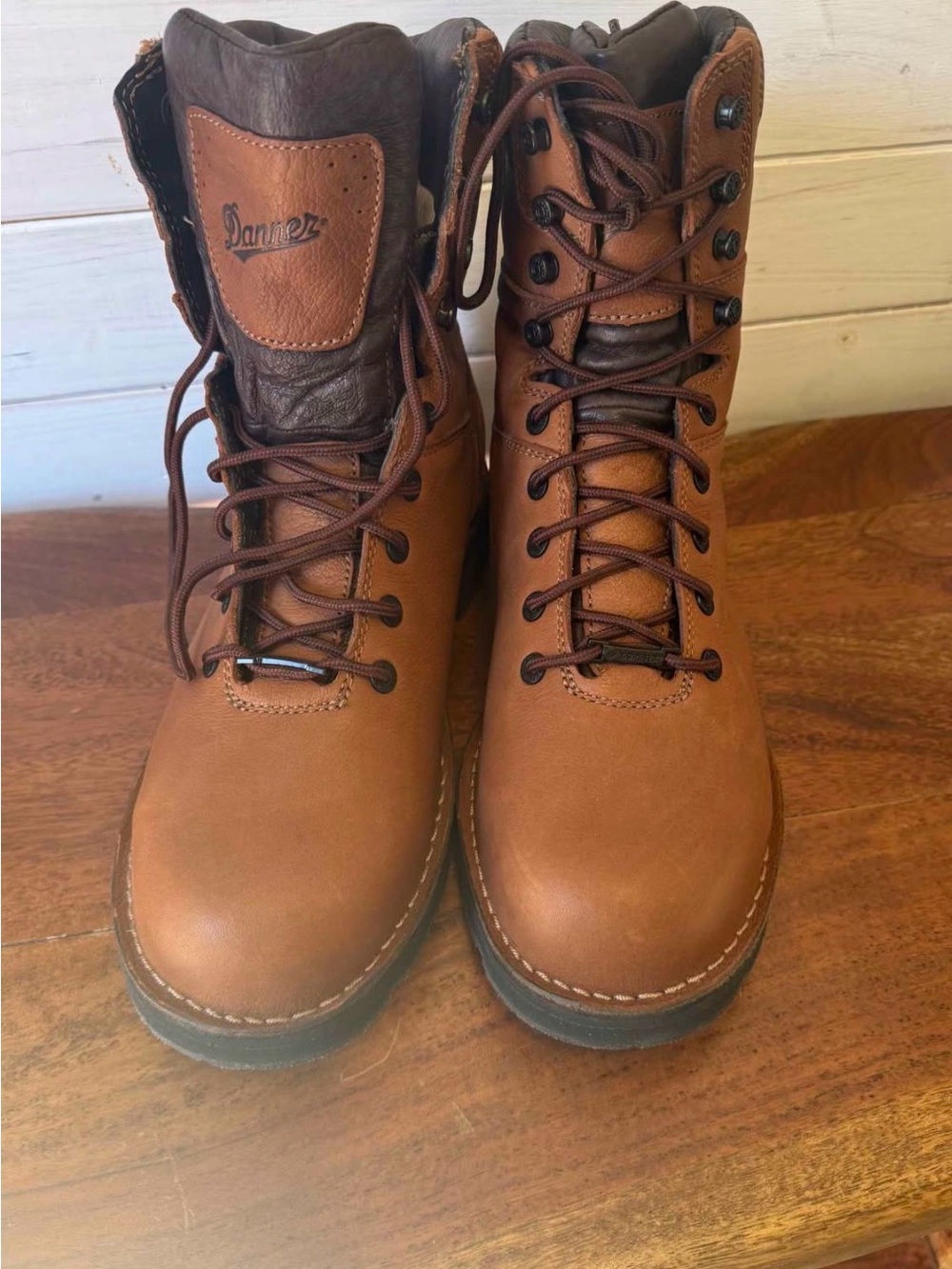 Danner Steel Toe GTX8 Brown Lace-Up Work Boots New
